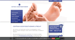 Desktop Screenshot of centrumvoorpodotherapie.nl